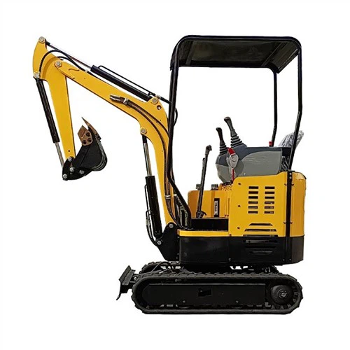 Excavatrice à chenilles en caoutchouc