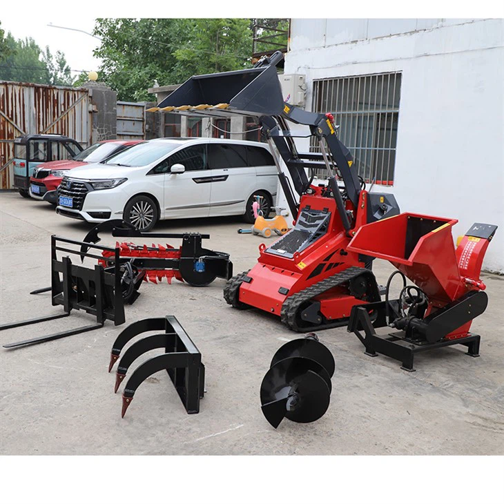 Mini bulldozer à direction à glissement