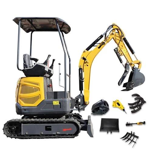 Yfe18 piste mini excavateur